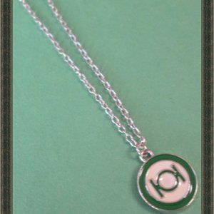 Super Hero Green Lantern Design Necklace